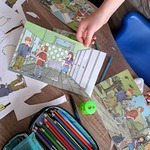 Komiks tworzony w ramach realizacji programu profilaktycznego Bieg po zdrowie.jpg