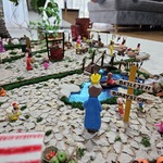 Fragment makiety przedstawiający drogowskazy do Betlejem i Białegostoku..jpg