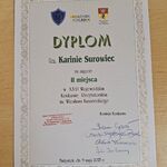 Dyplom laureata konkursu za zajęcie II miejsca..jpg