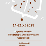 Plakat Ogólnopolski Tydzień Biblioterapii.png